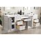 James Martin Vanities De Soto 94in Double Vanity Set, Bright White w/ 3 CM White Zeus Quartz Top 825-V94-BW-DU-WZ - alternate 5